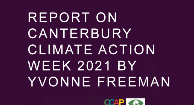A Review of Canterbury Climate Action Week 2021