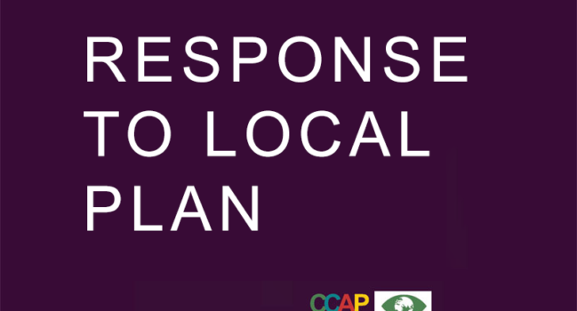 CCAP response to The Draft Canterbury District Local Plan to 2045