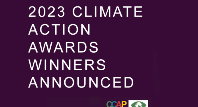 Winners announced in Canterbury’s second  Climate Action Festival & Awards Ceremony